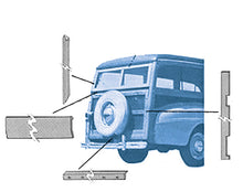 Load image into Gallery viewer, Tail Gate & Window Seal Kit; 1941-48 Station Wagon