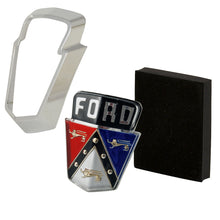 Load image into Gallery viewer, Hood Emblem & Bezel Bundle; 1955-56 Mainline, Customline Car, Station Wagon