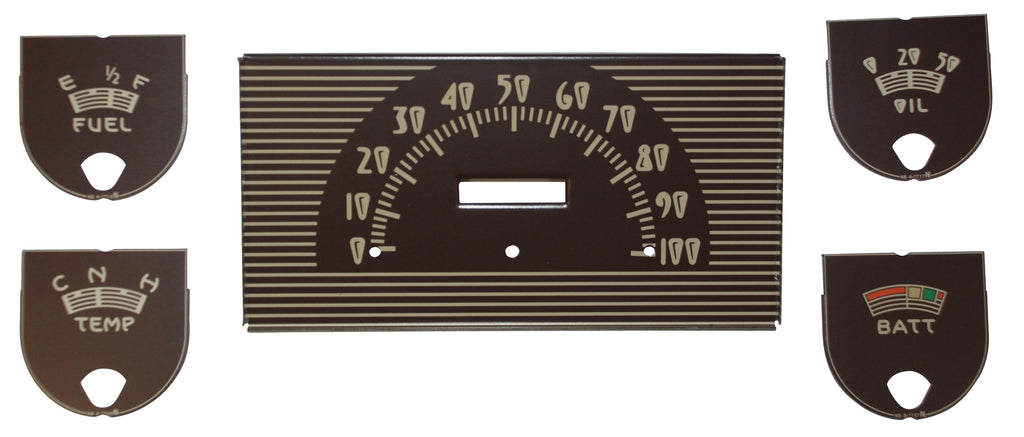 Gauge Face Kit; 1940 Standard