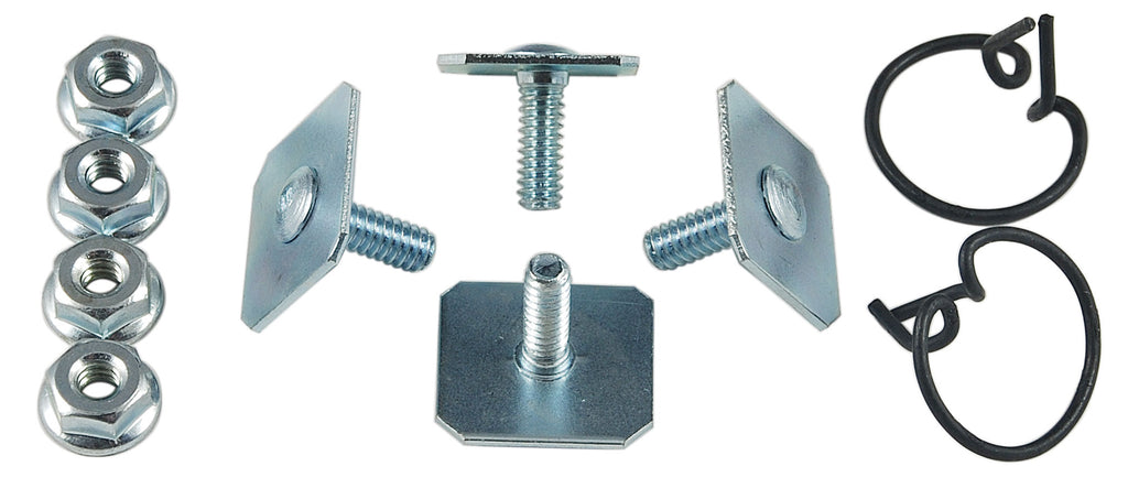 Lower Front Hood Trim Hardware Kit; 1940 Deluxe