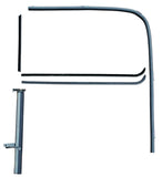 Front Door Window Channel Kit (Stainless); 1940 Tudor