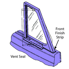 Load image into Gallery viewer, Vent Window Seals; 1940 Convertible