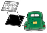 Trunk Lid Emblem Pad; 1940 Car