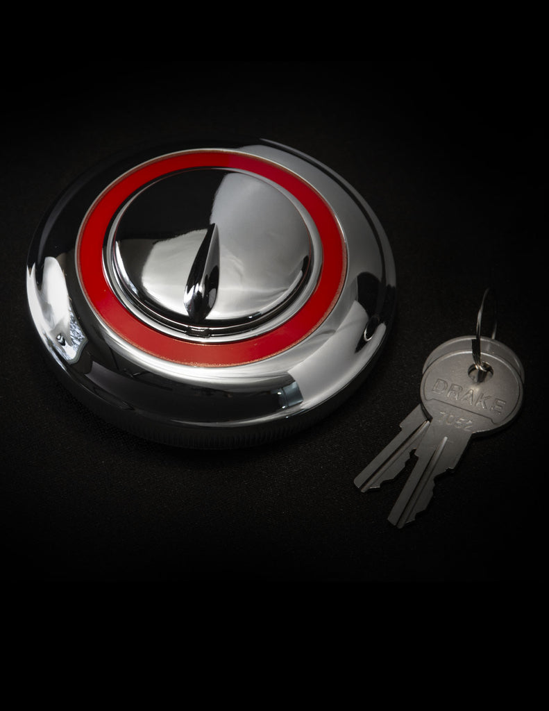 Locking Gas Cap; 1949-56 Car, 1951-70 Pickup