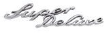 Front Fender Emblem; 1941-42 Super Deluxe