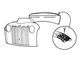 Cowl Lace; 1942-56 Pickup