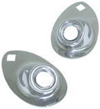 Headlight Stands “Shorty” (Stainless); 1933-34 Car, 1935-37 Pickup