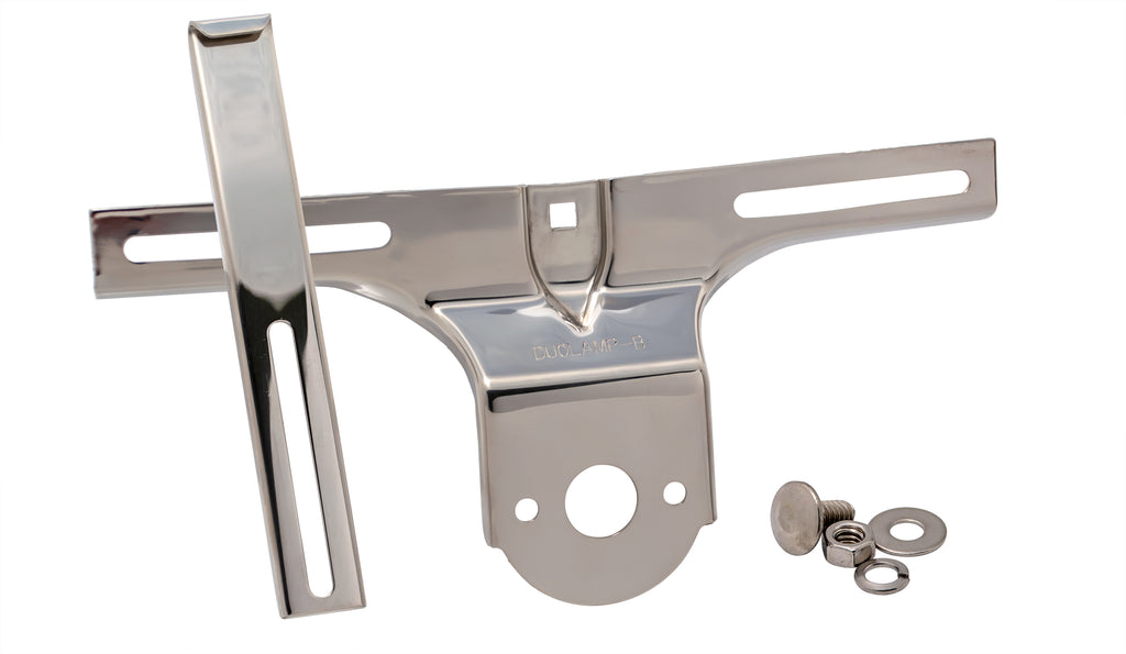 Rear License Plate Bracket (Stainless); 1933-36 Car