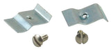 License Plate Light Retainer Clips; 1933-37 Car, 1932-52 Pickup