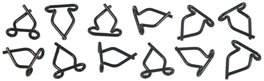 Grille Trim Clips; 1934 Car, 1935 Pickup