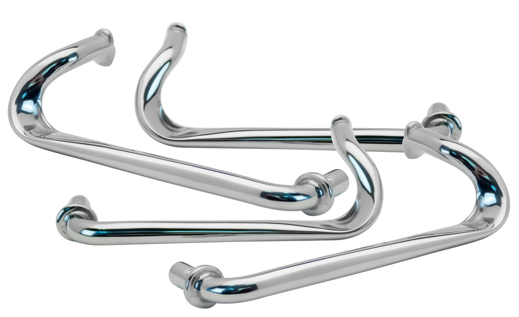 Hood Handles (Stainless); 1934-36 Car, 1935-37 Pickup
