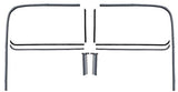 Window Channel Kit (w/ Fuzzy); 1935-37 Pickup