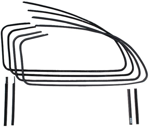 Rear Quarter Window Channel Kit; 1935-36 Tudor