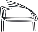 Rear Quarter Window Channel Kit; 1937-38 Standard Tudor