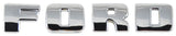 Radiator Grille Panel Letters; 1948-50, 1952 Pickup