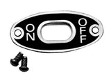 Ignition On-Off Switch Plate; 1938-39