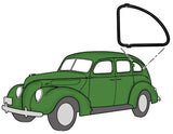 Quarter Window Seals; 1938-40 Fordor