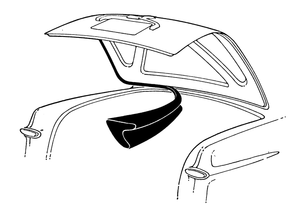 Trunk Lid Seal; 1949-51 Car