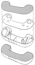 Load image into Gallery viewer, Door Arm Rests; 1948-50 Pickup