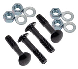 Headlight Bar Bolt Set (Black); 1932 Car, 1932-34 PIickup
