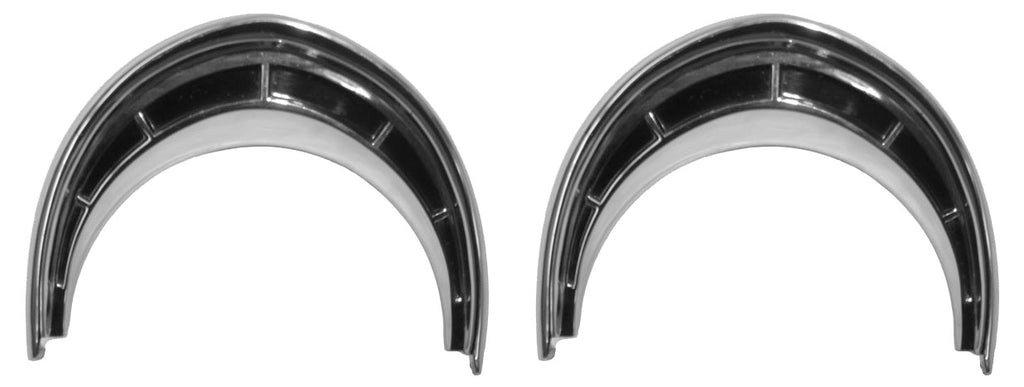 1955-56 CAR HEADLIGHT DOOR TRIM RINGS