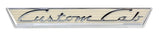 Door Name Plate, Custom Cab; 1955-56 Pickup