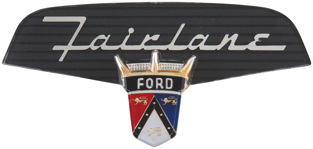 Trunk Emblem; 1956 Fairlane
