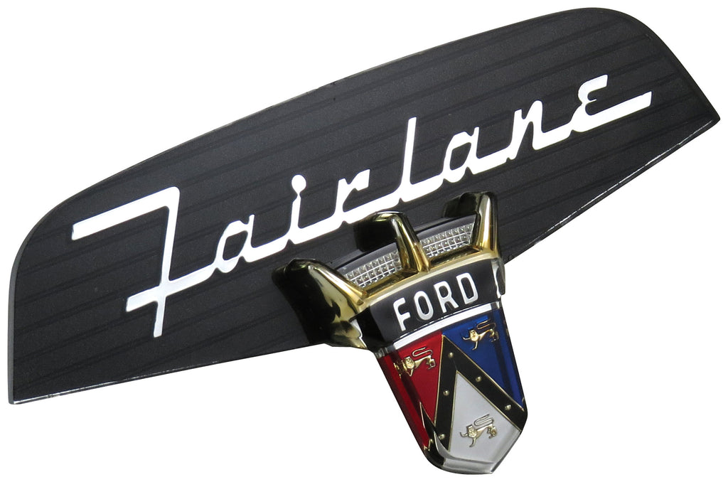 Trunk Emblem; 1956 Fairlane