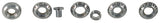 Dash Knob Bezel Kit; 1953-55 Pickup