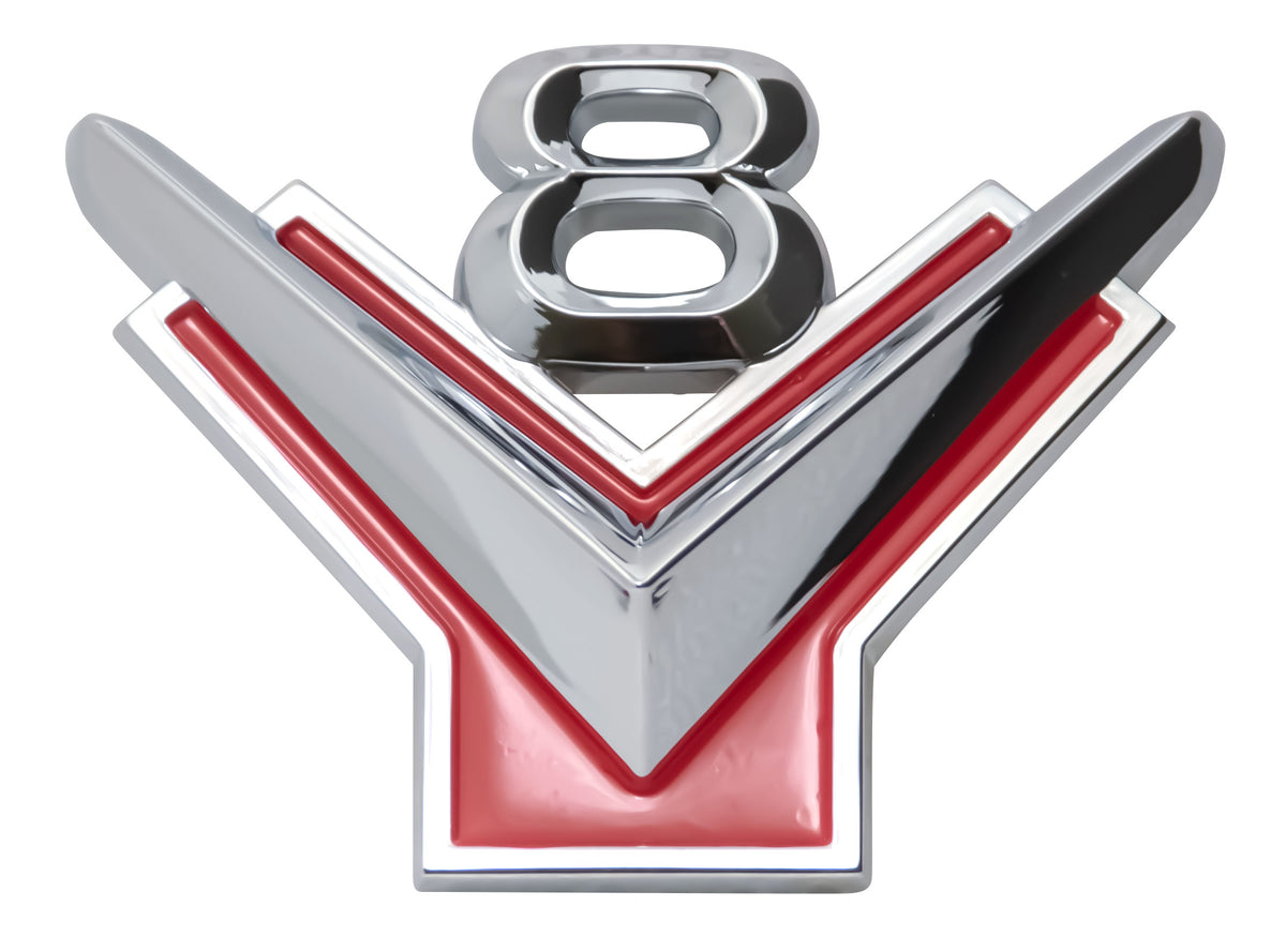 V8 Fender Emblem; 1954-56 Car, 1955 Thunderbird – Bob Drake