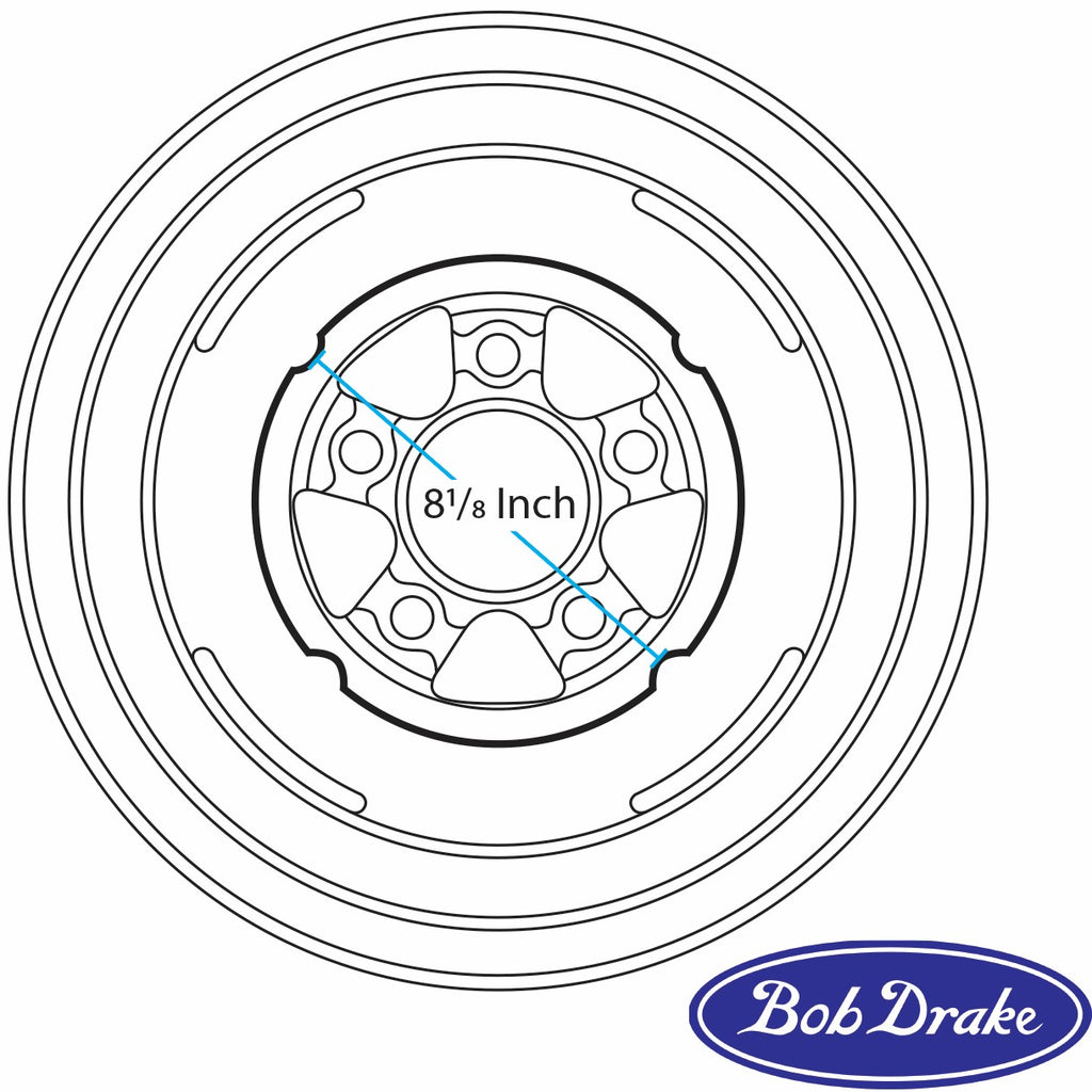 Baby Moon Hub Cap; 1940-48 Car, 1940-56 Pickup
