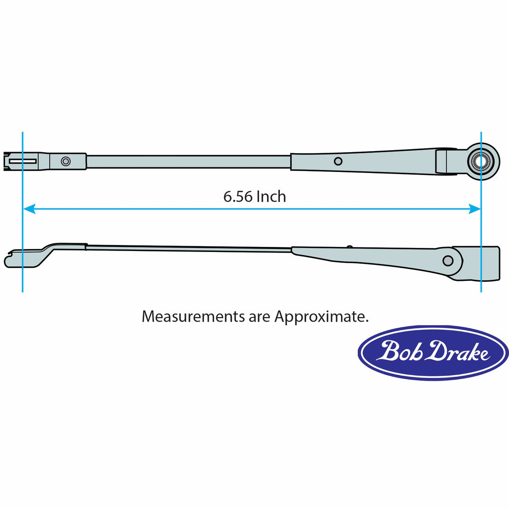 Wiper Arm; 1940 Coupe, Sedan, 1937-40 Convertible, Station Wagon