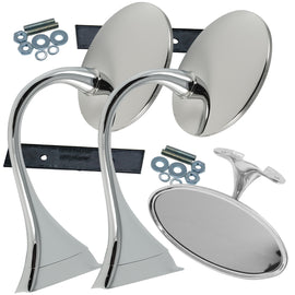 Rearview Mirror Bundle; 1940 Closed Car