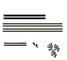 Front Door Window Channel Kit; 1940 Convertible