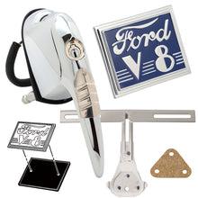 Load image into Gallery viewer, Trunk Lid Handle, Emblem &amp; Plate Mount Bundle; 1940 Standard