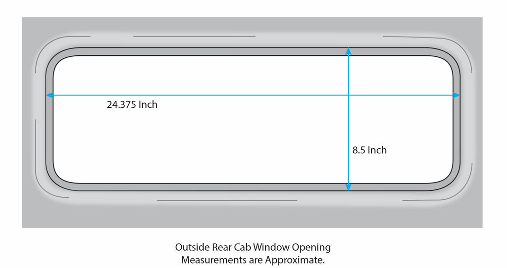 Rear Sliding Window Kit; 1940-47 Pickup