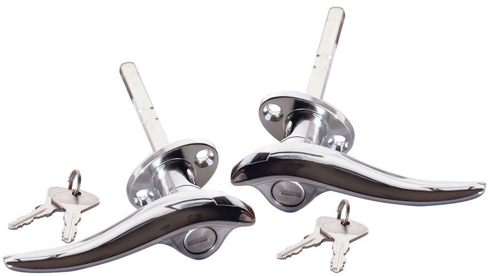 Locking Outside Door Handles; 1932 3W Coupe, 1933-34 Closed Car, 1934 Roadster, Phaeton