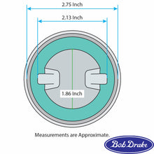 Load image into Gallery viewer, Ford Script Locking Gas Cap; 1932-48 Car, 1932-50 Pickup