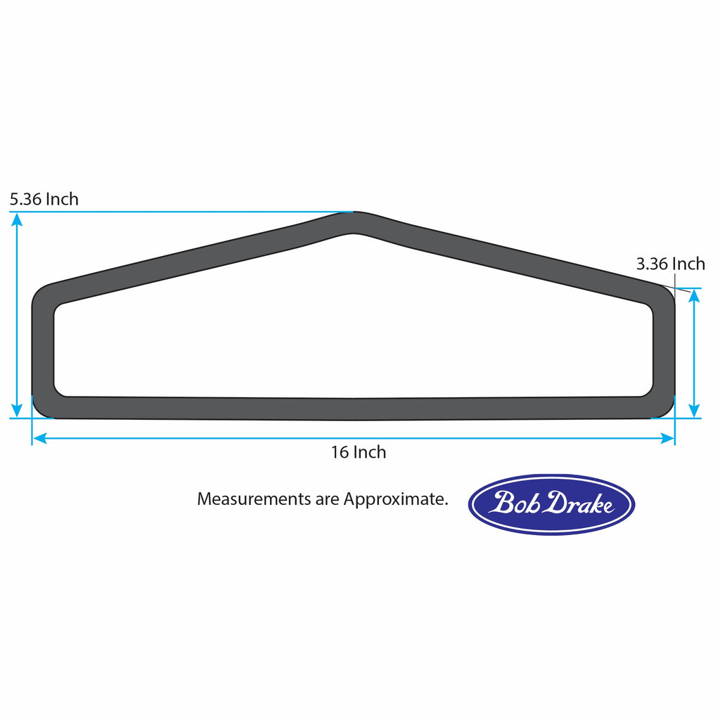 Cowl Vent Gasket; 1935-36 Car