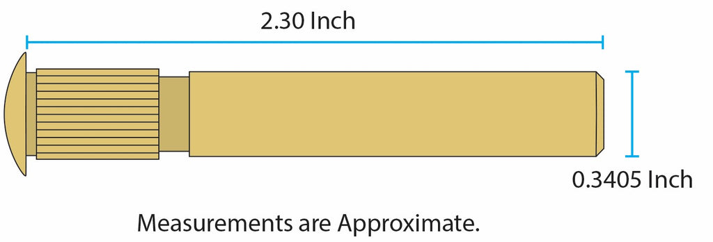 Oversized Hinge Pin; 1932-48 Car, 1932-52 Pickup