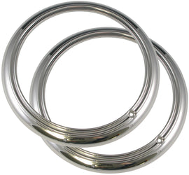 Headlight Rims (Single Rib Style); 1942-46 Car