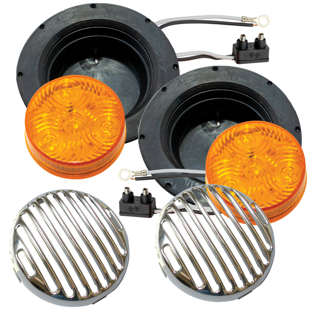 Horn Grille Turn Signal Bundle; 1936 Car