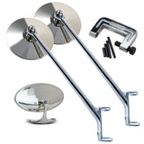 Rearview Mirror Bundle; 1937-39 Closed Car