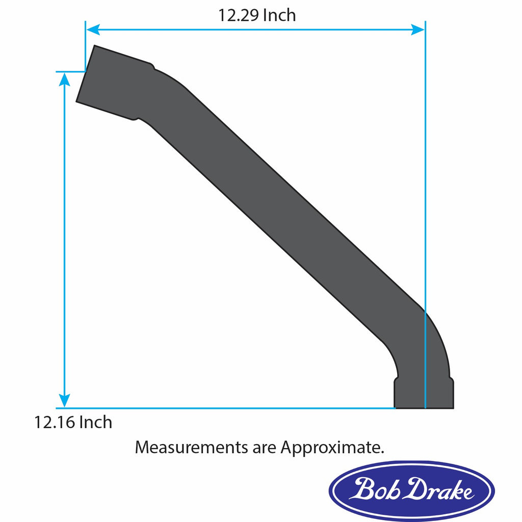 Upper Radiator Hose; 1937-1939 Standard (for 85 H.P. only)