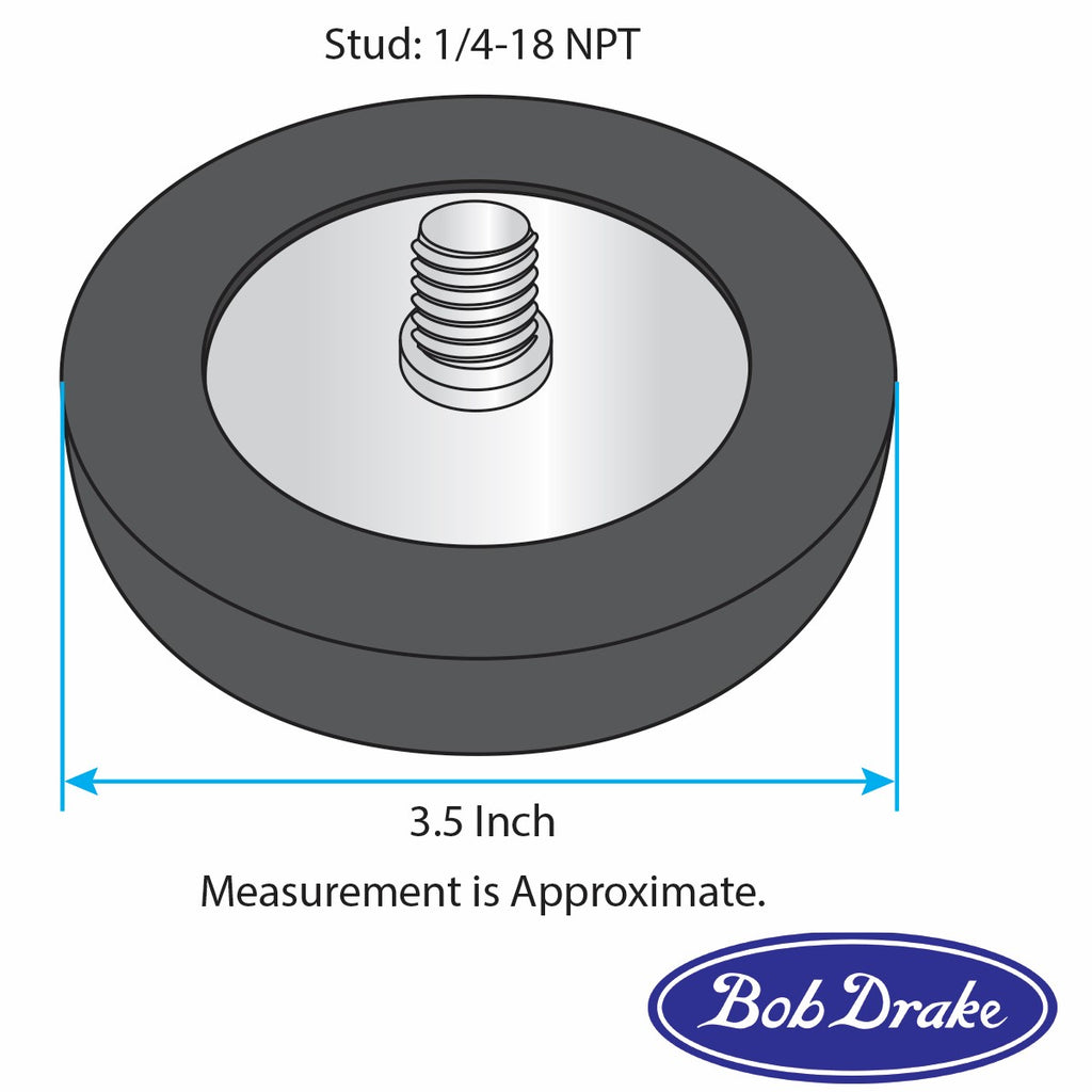 Brake & Clutch Pedal Pad; 1948-Up Commercial