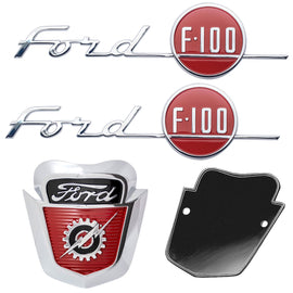 Hood Emblem Bundle; 1955 Pickup