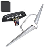 Trunk Emblem & Bezel Bundle; 1956 Fairlane