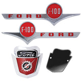 Hood Emblem Bundle; 1956 Pickup