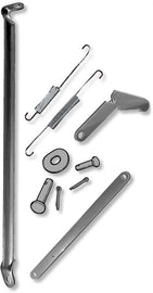 Hood Release Linkage & Support Brace Kit; 1940 Standard, Pickup