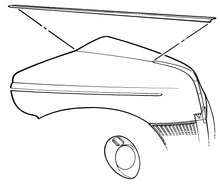 Load image into Gallery viewer, Hood Center Trim; 1940 Standard, Sedan Delivery